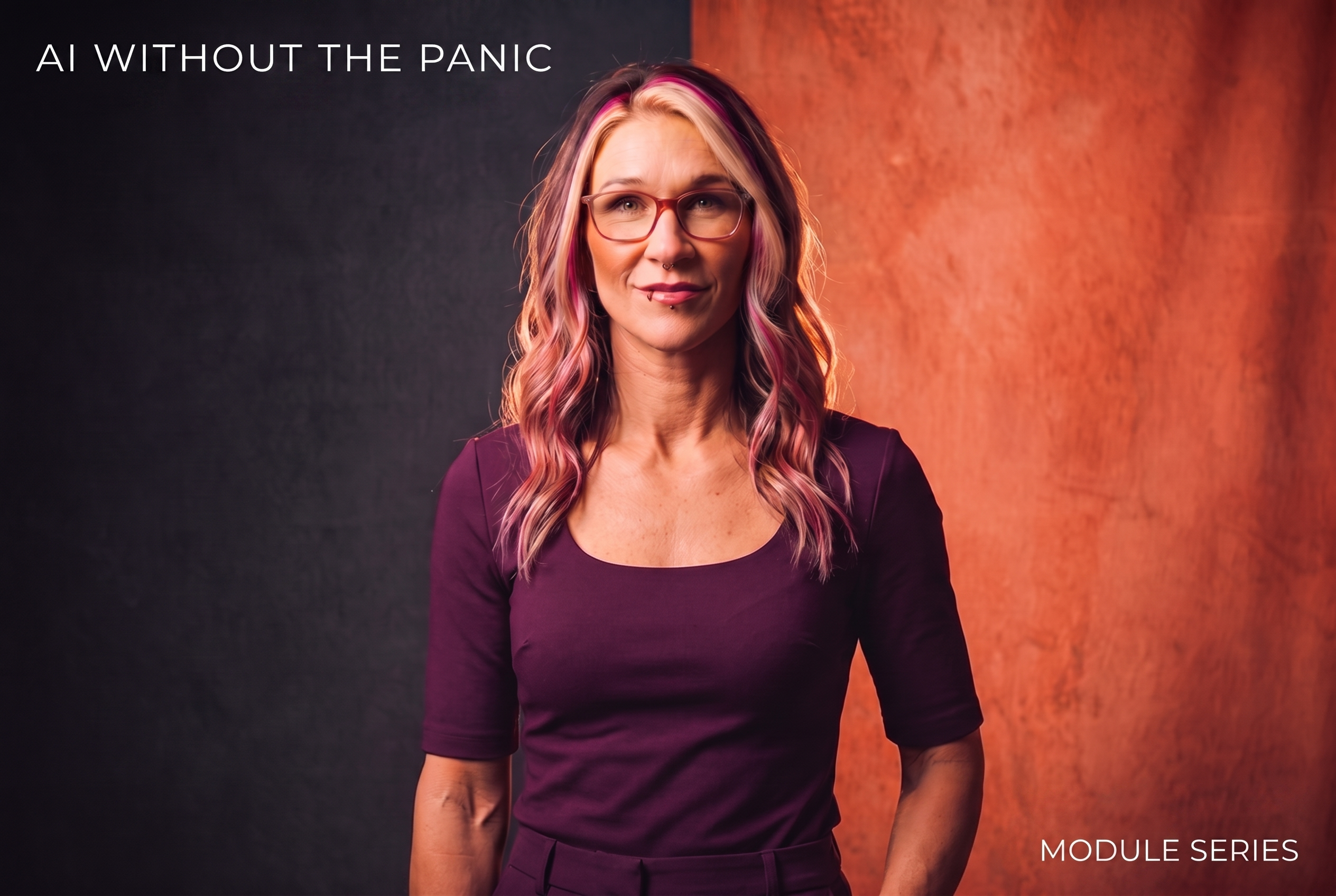 Small business owner using AI to turn a side hustle into an actual structured business